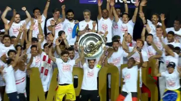 لقطات من تتويج الزمالك بلقب الدوري المصري الممتاز